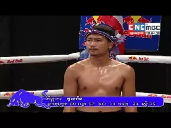 Video: Khmer Boxing - Phan Kron vs Kwang Ngin Match Highlights 10/03/18